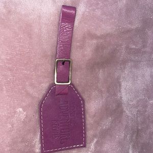 Portland Leather Goods mulberry luggage tag